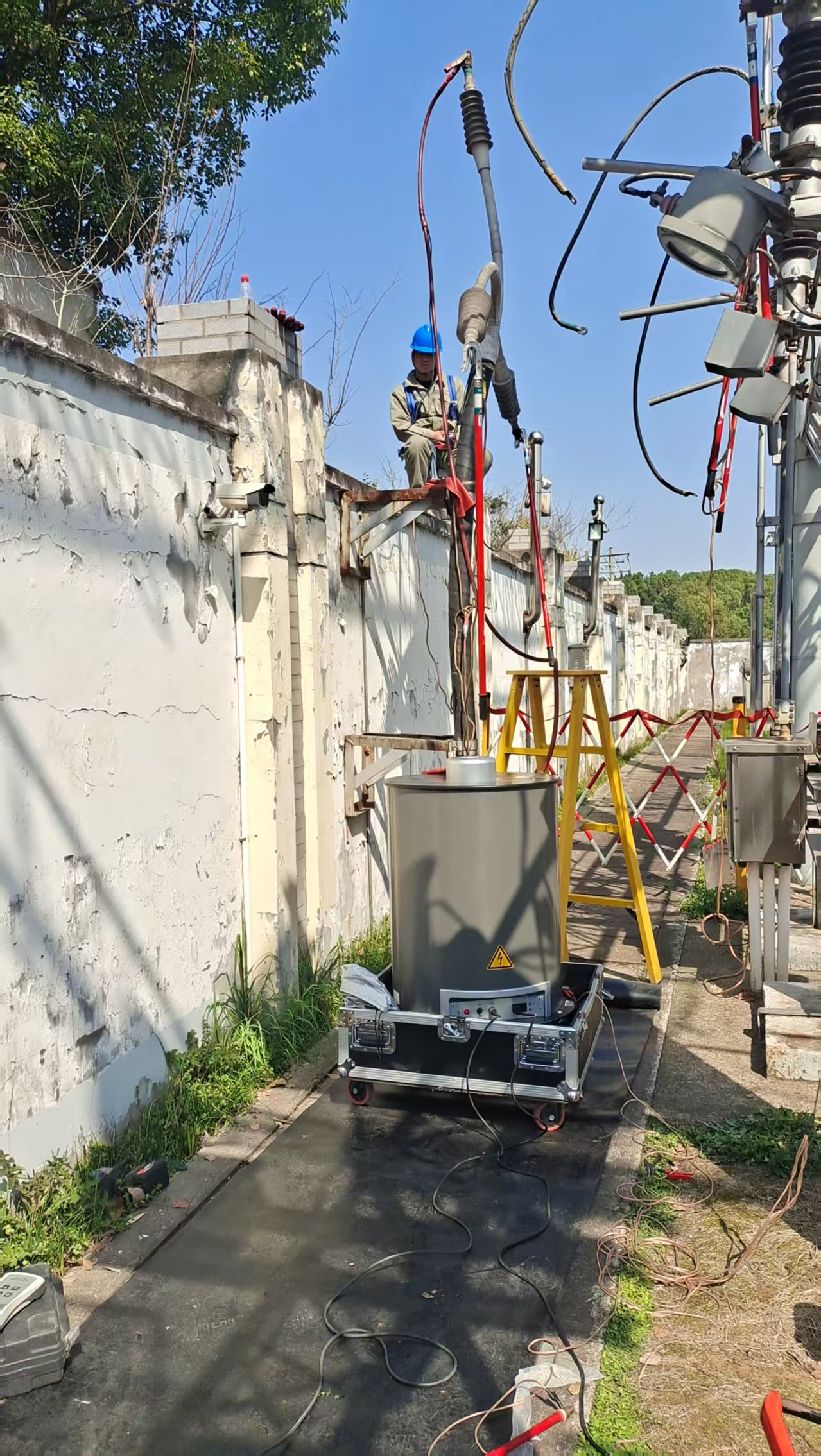 电缆振荡波局放检测